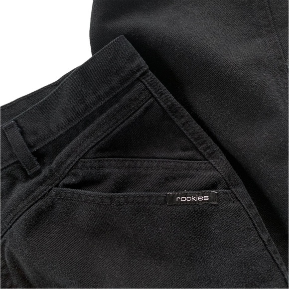 VINTAGE BLACK ROCKIE MOUNTAIN JEANS - Picture 3 of 3